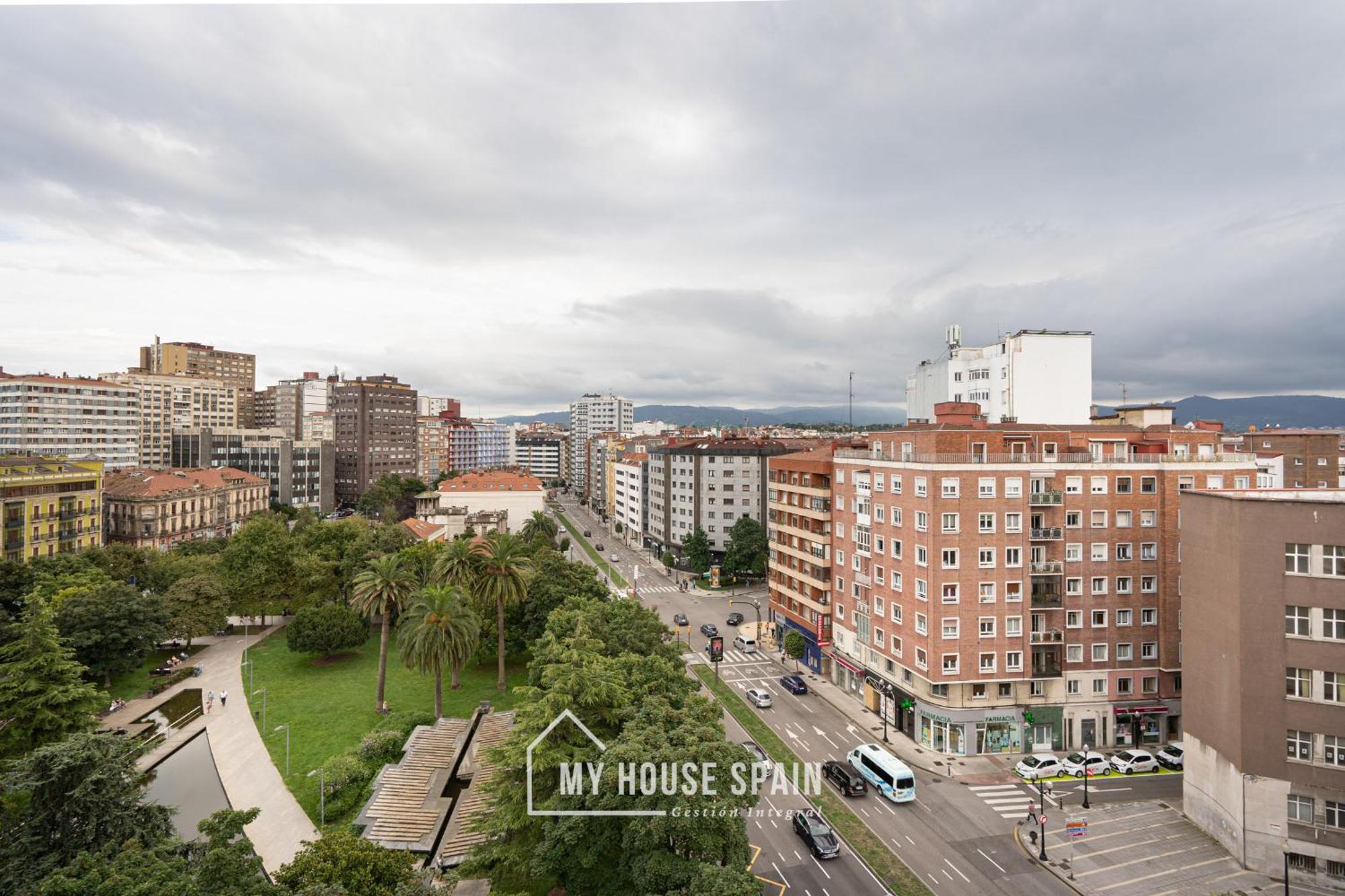 גיחון Myhousespain - Amplio Apartamento Con Vistas En Pleno Centro מראה חיצוני תמונה