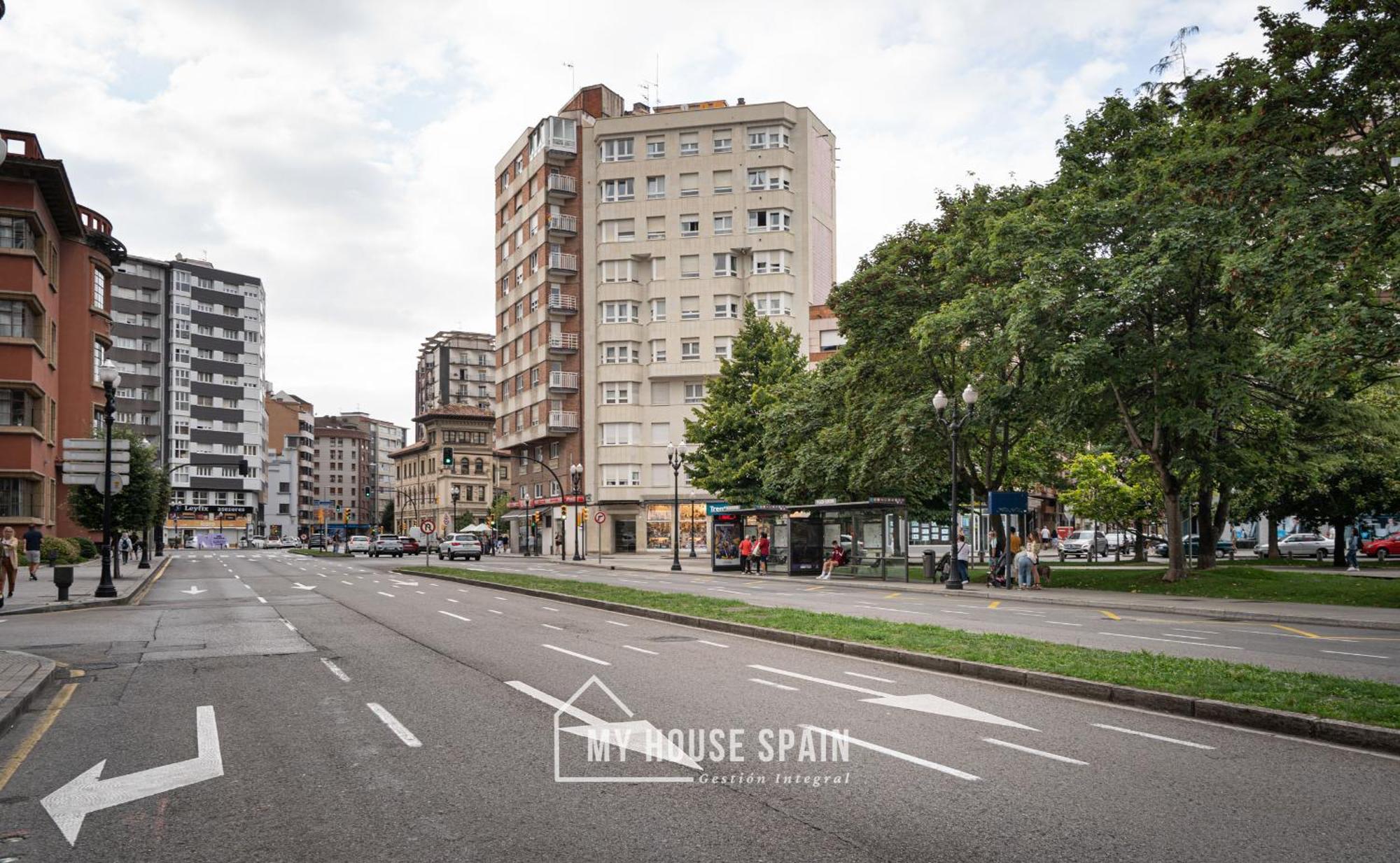 גיחון Myhousespain - Amplio Apartamento Con Vistas En Pleno Centro מראה חיצוני תמונה